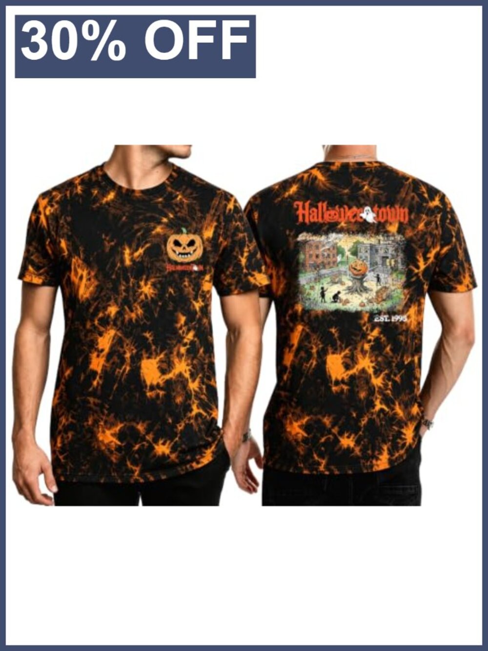 Men's Halloween T-Shirt Pumpkin Ghost Skeleton Tee I'm Fine Party Costume